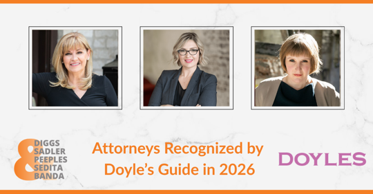 Diggs & Sadler Attorneys Recognized in Doyle’s Guide’s 2026 Family Law Listings